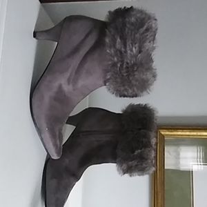 Impo slate gray women's booties